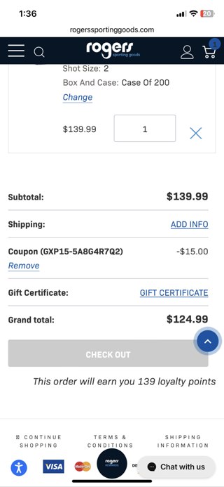 Rogers Sporting Goods Promo Codes - $15 Off | October 2024