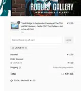 USAVE10 coupon verification screenshot