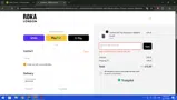 Roka London coupon verification screenshot