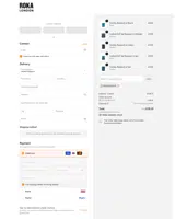 Roka London coupon verification screenshot