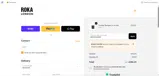 Roka London coupon verification screenshot