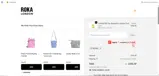 Roka London coupon verification screenshot