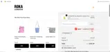 Roka London coupon verification screenshot