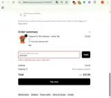 BOGO50 coupon verification screenshot