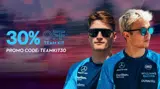 Williams Racing coupon verification screenshot
