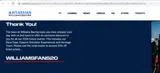 Williams Racing coupon verification screenshot