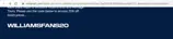 Williams Racing coupon verification screenshot