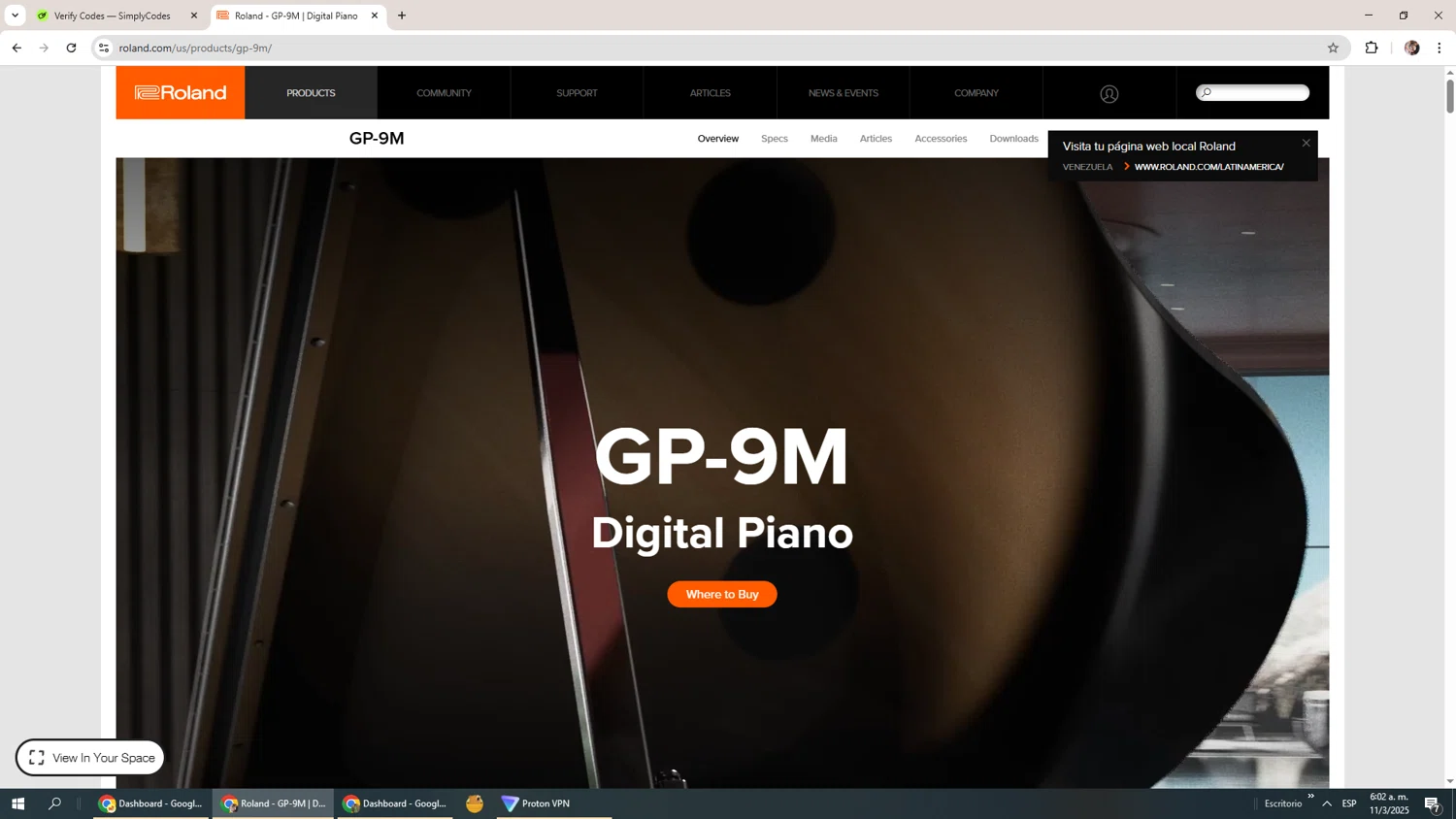 Roland discount code screenshot showing code 10OFF applied at Roland checkout page. Uploaded by SimplyCodes community member Levi_Ackerman on Mar 11, 2025
