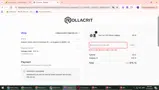 Rollacrit coupon verification screenshot