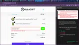 Rollacrit coupon verification screenshot
