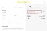 Romantix coupon verification screenshot