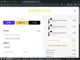 Romantix coupon verification screenshot