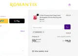 Romantix coupon verification screenshot