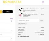 Romantix coupon verification screenshot