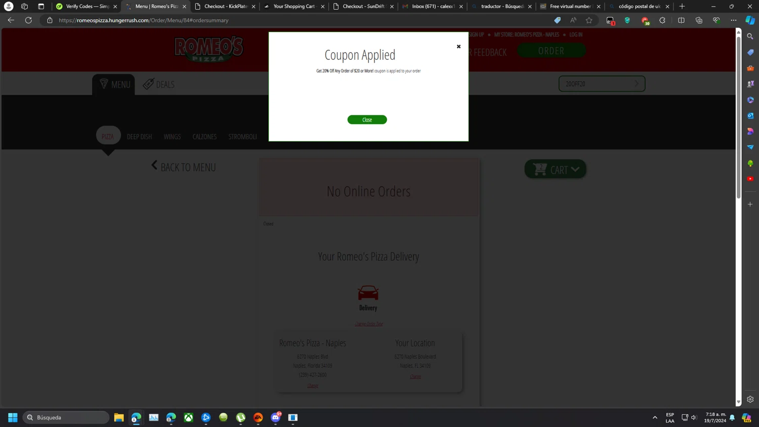 Romeo's Pizza Coupons 5 Off September 2024