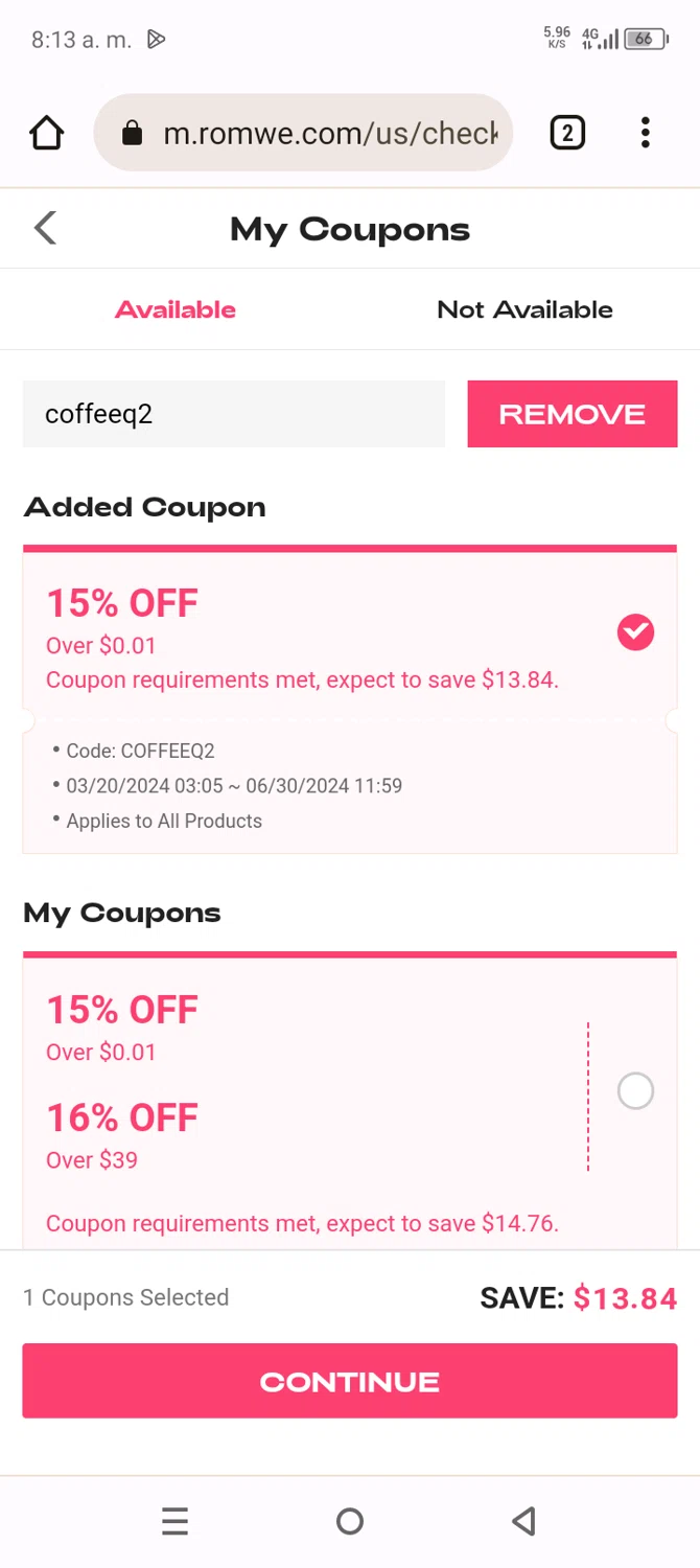 Romwe Promo Codes 26 Off May 2024