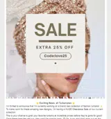 love25 coupon verification screenshot
