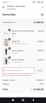 WHITEOUT30 coupon verification screenshot