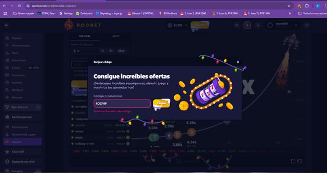 Roobet checkout page showing Roobet promo code box | Screenshot taken by SimplyCodes community member on Dec 13, 2024