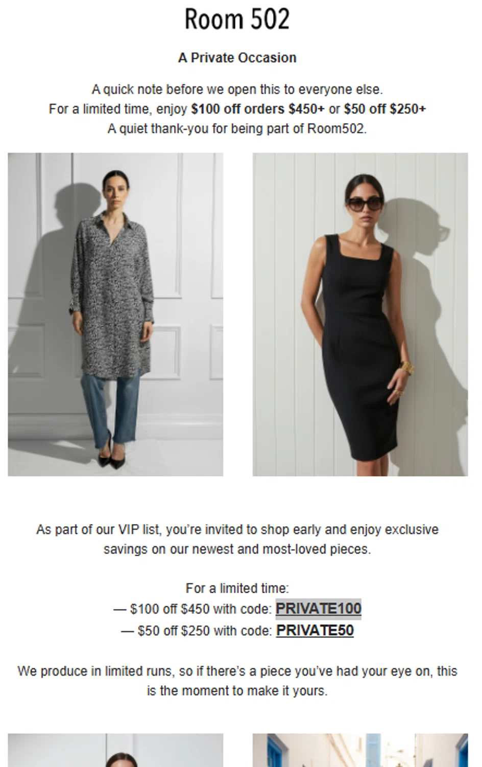 Room 502 promo code screenshot showing code PRIVATE100 applied at Room 502 checkout page. Uploaded by SimplyCodes community member Aressss on Nov 7, 2025