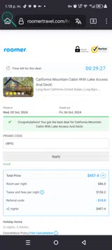 UBYQ coupon verification screenshot