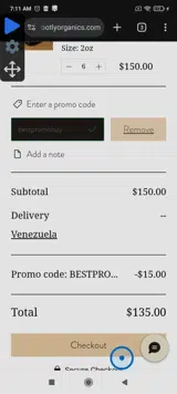 BESTPROMOBUY coupon verification screenshot