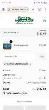 Checkout20237CXK86 coupon verification screenshot