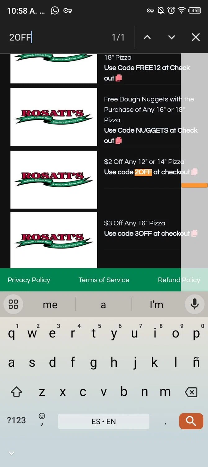 Rosati's Promo Codes 20 Off July 2024