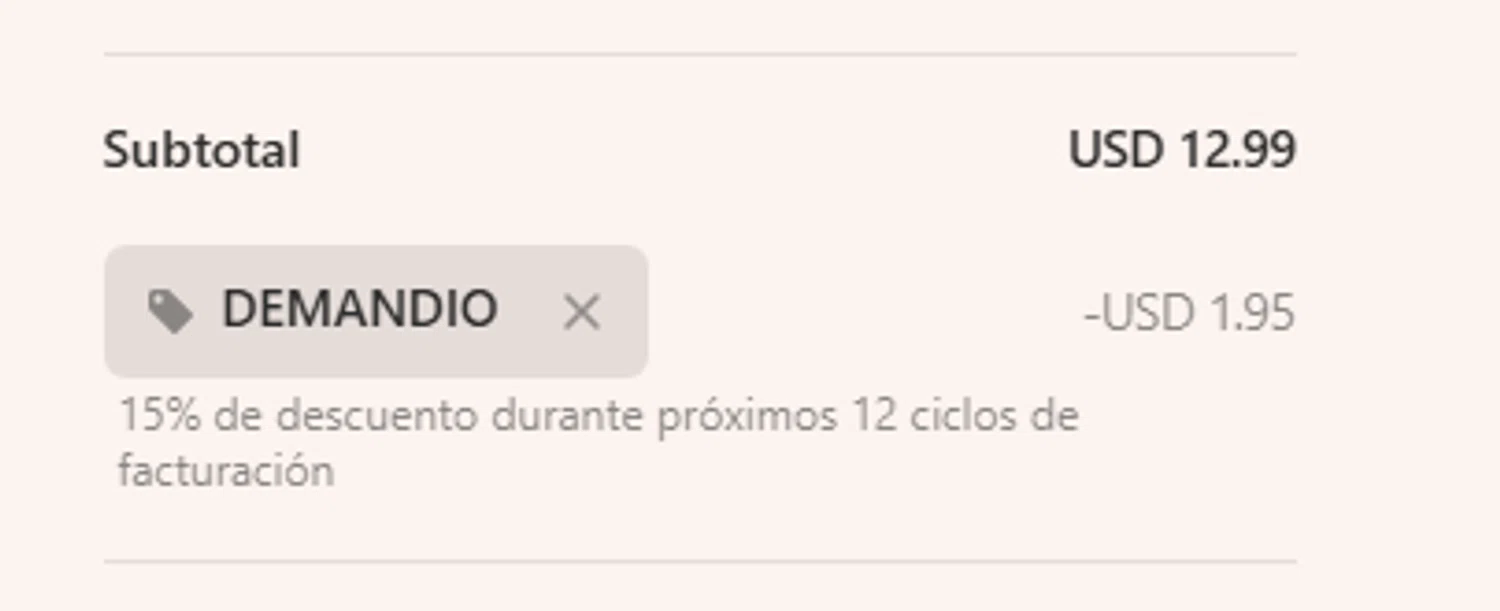 Rosebud App checkout page showing Rosebud App promo code box | Screenshot taken by SimplyCodes community member on Oct 1, 2024