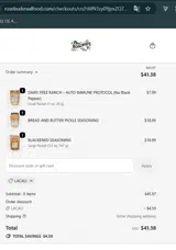 LACALI coupon verification screenshot