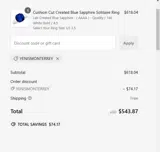 YENISMONTERREY coupon verification screenshot