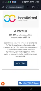ROSE-JU coupon verification screenshot