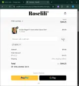 GET25 coupon verification screenshot