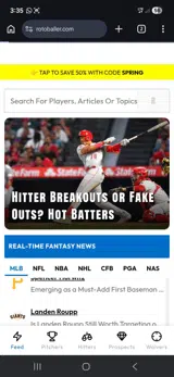 Roto Baller coupon verification screenshot