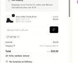 GIFT100 coupon verification screenshot