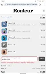 ROUBAIX2026 coupon verification screenshot