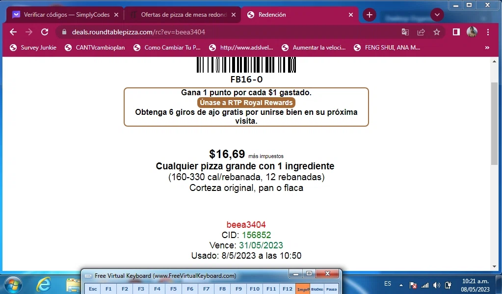 Round Table Pizza Coupons 5 Off September 2024