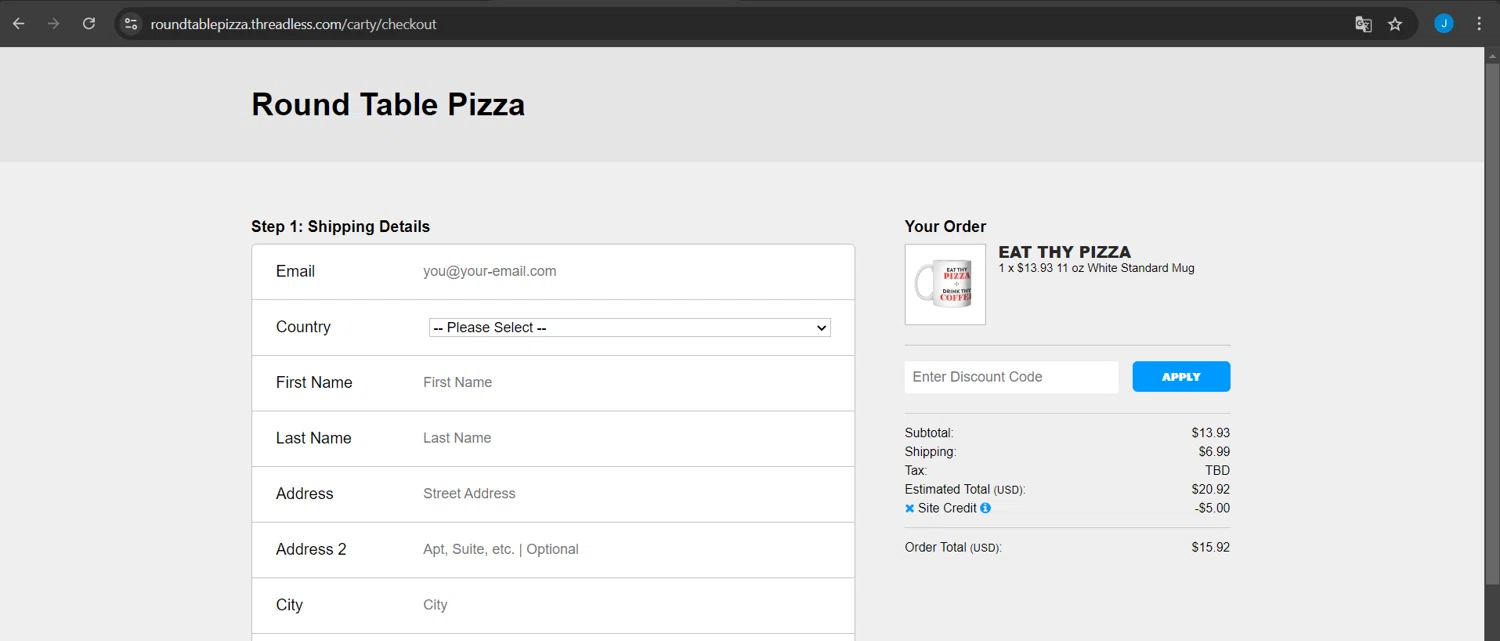 how to use Round Table Pizza coupons