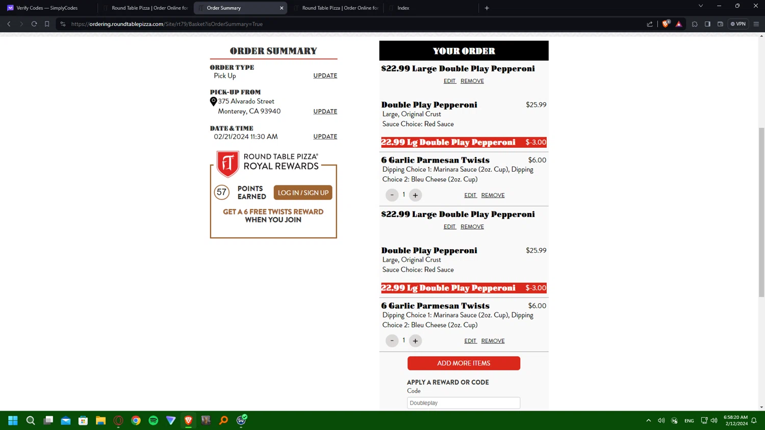 Round Table Pizza Promo Codes 5 Off August 2024