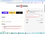WELCOME15 coupon verification screenshot