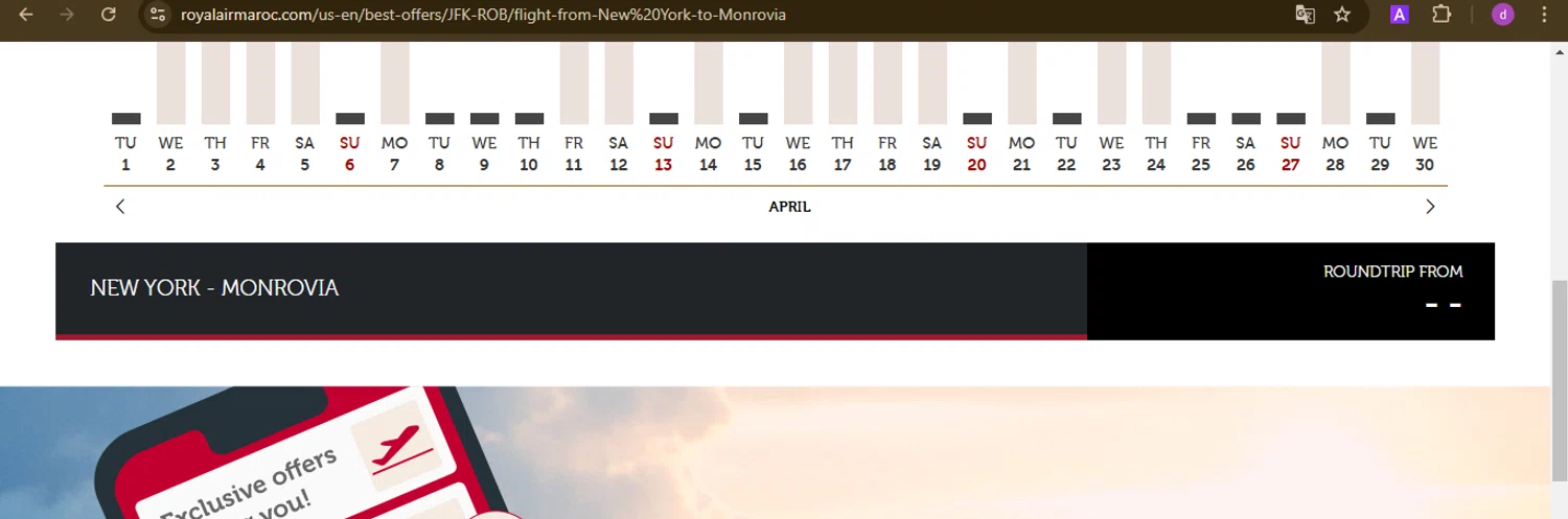 Royal Air Maroc checkout page showing Royal Air Maroc promo code box | Screenshot taken by SimplyCodes community member on Jan 14, 2025