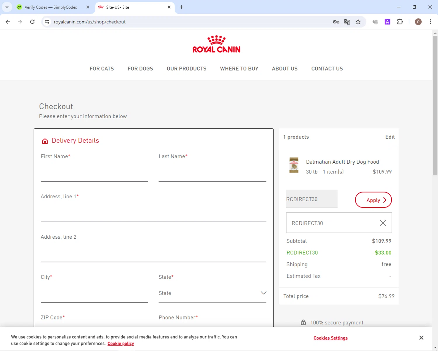 Royal Canin Promo Codes 30 Off June 2024