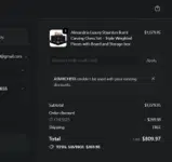 ASMRCHESS coupon verification screenshot