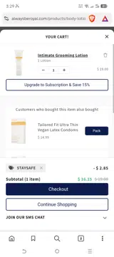 STAYSAFE coupon verification screenshot