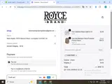 Royce Brand coupon verification screenshot