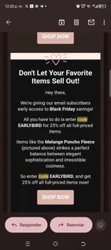 Royce Brand coupon verification screenshot