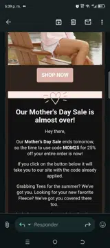 Royce Brand coupon verification screenshot