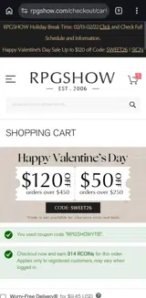 RPGSHOWYTB coupon verification screenshot