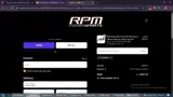 RPM Powersports coupon verification screenshot