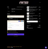 RPM Powersports coupon verification screenshot